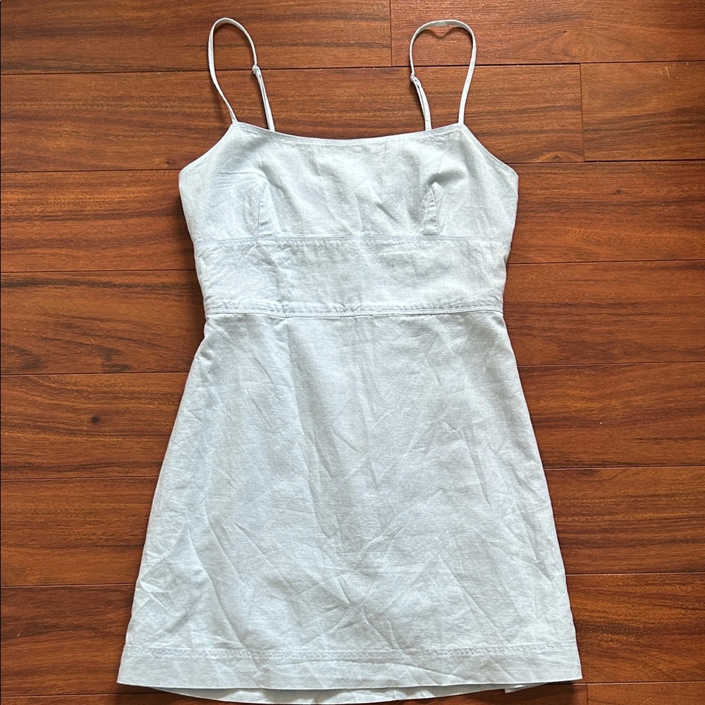 Sunday Best Light Blue Mini Dress